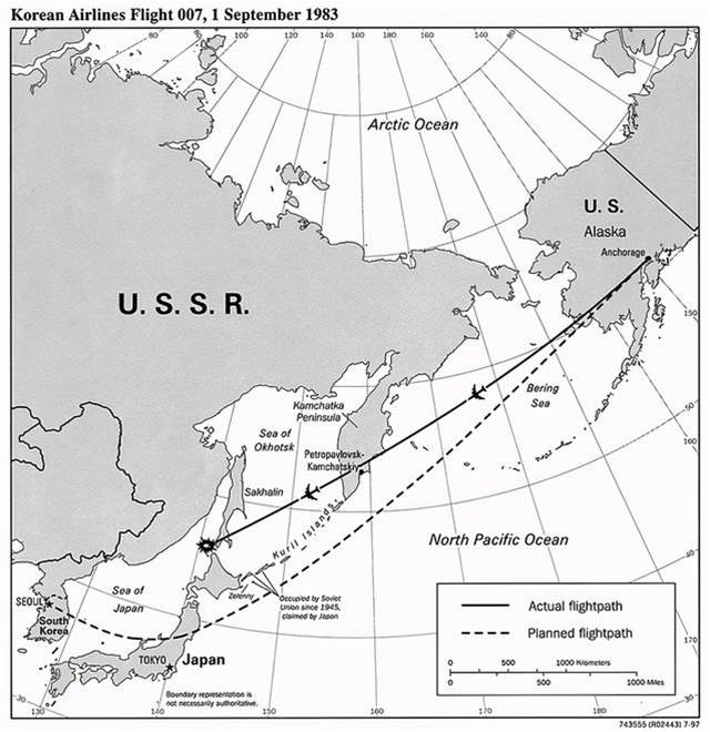 被蘇聯擊落的韓國客機：一架幸免于難，一架全員死亡