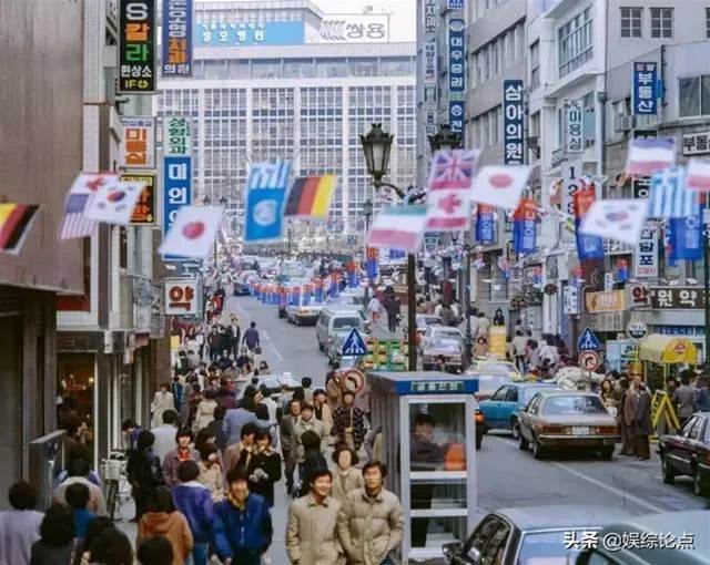 上世紀80 90年代美國 日本 韓國 中國的老照片