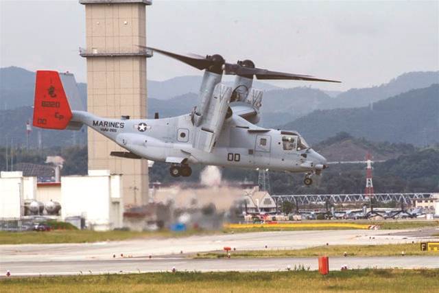 日本與中國爭奪釣魚島的利器——MV-22B“魚鷹”傾轉旋翼機（1）