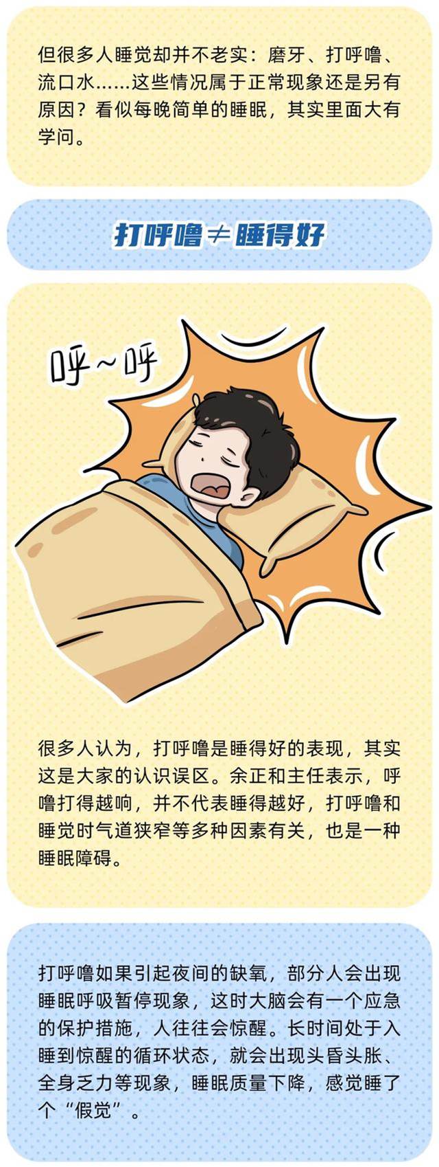 打呼嚕、磨牙、流口水…這些常見睡眠現象，竟然隱藏如此多秘密（上）