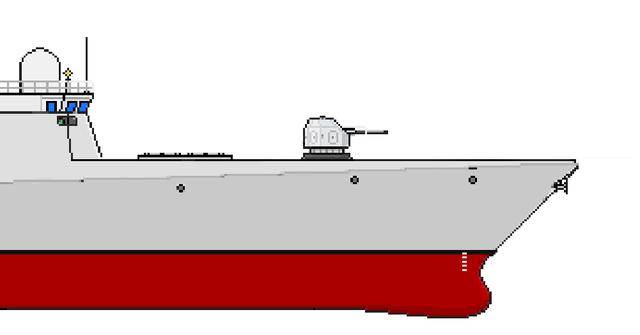 架空：袖珍版中華神盾，055同款艦載雷達，尼日利亞F28AN型護衛艦