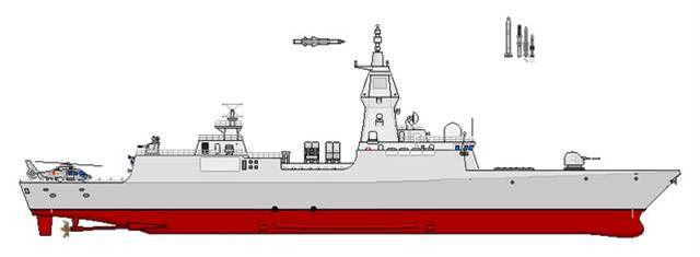 架空：袖珍版中華神盾，055同款艦載雷達，尼日利亞F28AN型護衛艦